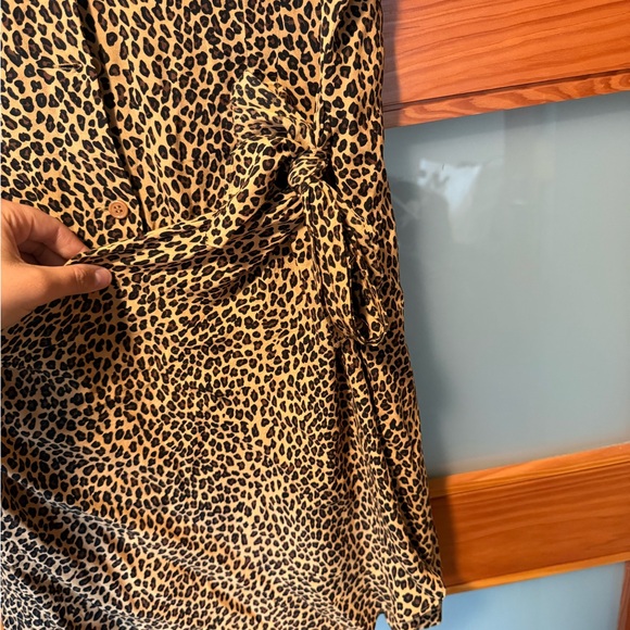 & Other Stories Animal Print Mini Dress - Picture 4 of 4